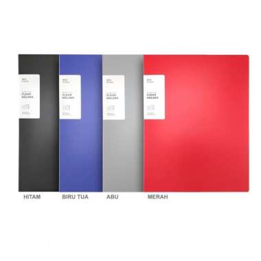 Daiichi Profile Clear Holder / Display Book 60/100 (DPR) Merah - A4-100 pocket