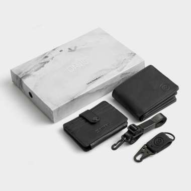 Bundling Hanging Wallet Davis dan Dompet Kulit Dompet Gantung Pria Bundling Davis