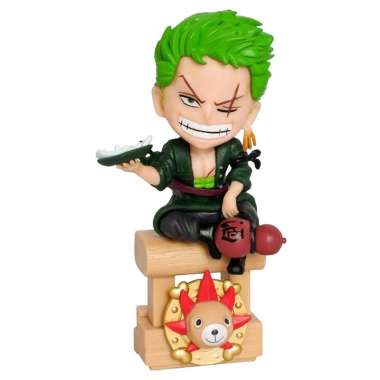 Luffy Sanji Zoro Trendy Sitting One Piece Action Figure PVC Zoro