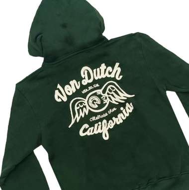 Von Dutch Zipper Hoodie 1184 Army Green S