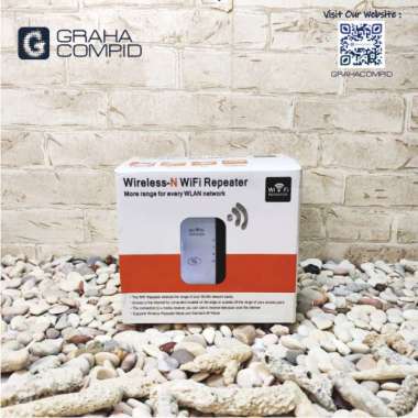 Wifi Repeater 300Mbps - Repeater Wireless Penguat Sinyal Booster WiFi | ORIGINAL