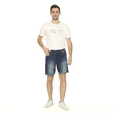 Spyderbilt Celana Pendek Denim Pria Biker Men Walkshort Denim Planet Surf 34