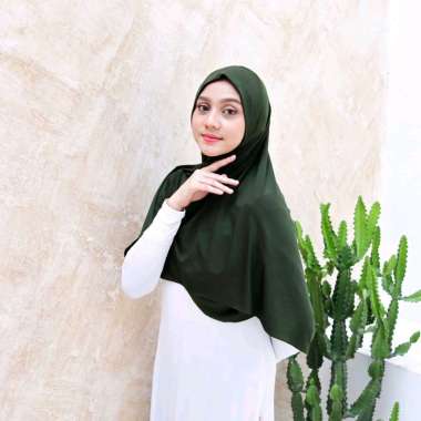 PUSSAT Mataya Khimar Instan Besar Jersey Super 80 × 100 cm Hijab Syar'i Hijab Instan Jilbab Instan K