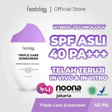 FACETOLOGY TRIPLE CARE SUNSCREEN SPF40