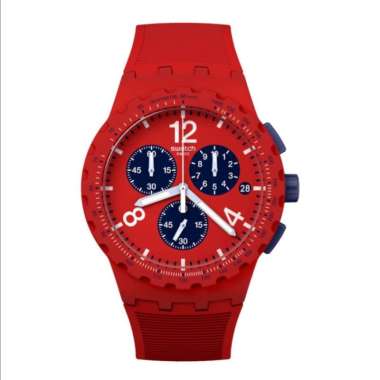 Original 100%!! SWATCH SUSN419 SUSG407 SUSR407 PRIMARILY BLUE Swiss made Jam Tangan Pria Analog Chro