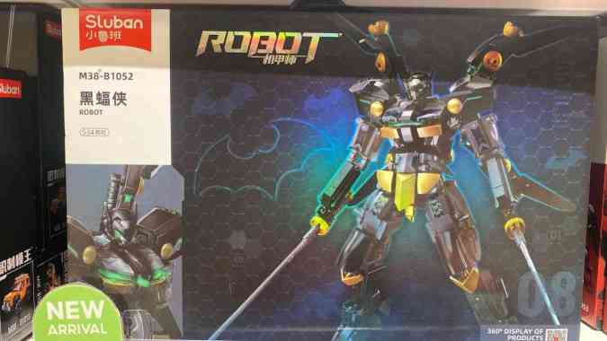 SLUBAN ROBOT BLACK BATMAN M38 B1052