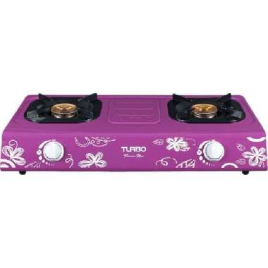 Kompor gas 2 tungku turbo SG-2077 Ungu