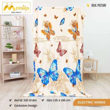 Monalisa Selimut Motif Dewasa 135x185 (335gram) Electric Wings