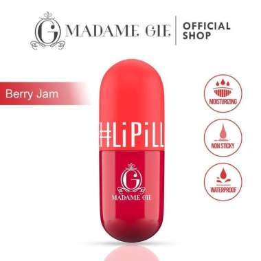 LIKE STORE - Madame Gie Madame LiPill - Lip Tint Serum Plumper Make Up Berry Jam