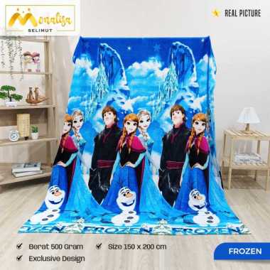 Monalisa Selimut Dewasa Motif Karakter 150x200 (500gram) Frozen