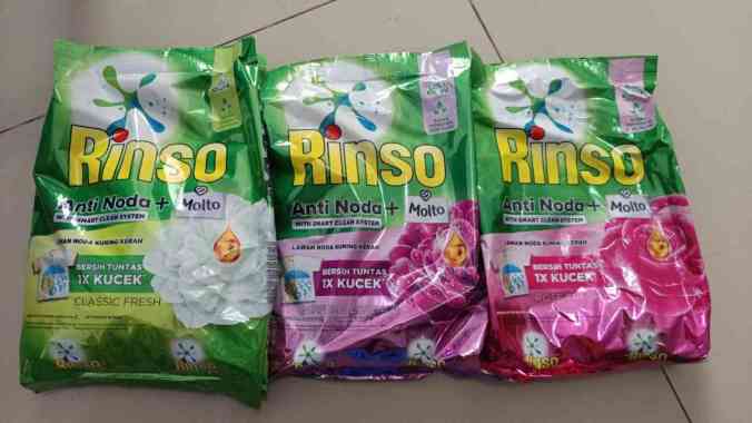 RINSO+MOLTO Detergen BUBUK 770gr 3 Varian Wangi Parfume Essence