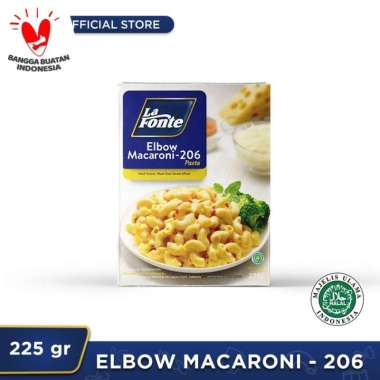 LAFONTE 206 MAKARONI ELBOW 225 Gram La fonte Halal BPOM