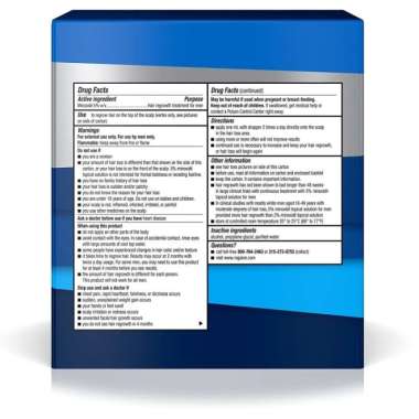 Rogaine Men Topical Solution 5% Minoxidil Unscented 60ml