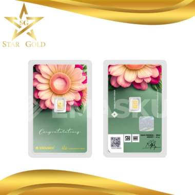 LOGAM MULIA MICRO GOLD EMASKU 0.1 GRAM CONGRAT HIJAU SERIES