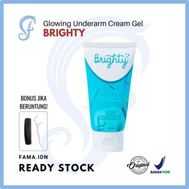 BRIGHTY Glowing Underarm Cream Gel Krim Pencerah Ketiak