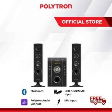 POLYTRON PMA 9526 BLUETOOTH, FLASHDISK, REMOTE CONTROL, RADIO GARANSI RESMI