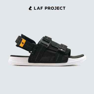 LAF Project - Sandal Pria Wanita Casual Sendal Slop - Cody 43 Black White
