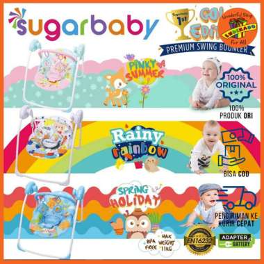 SUGAR BABY SWING BOUNCER Elektrik Baby Sugar baby Ayunan Bayi Baby Swing GOLD EDITION Otomatis - Swi