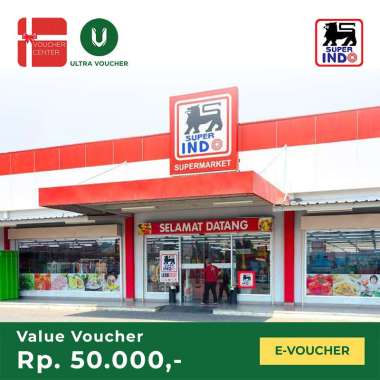 Voucher Digital Superindo Rp. 50.000 - Voucher Value
