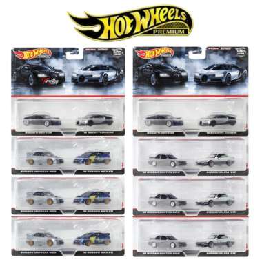 Hot Wheels Grosir Kartonan Premium 2 Pack Varian VW SUBARU NISSAN DKK HBL K