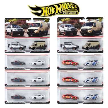 Hot Wheels Grosir Kartonan Premium 2 Pack Varian VW SUBARU NISSAN DKK HBL L