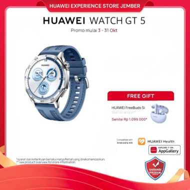 HUAWEI WATCH GT 5 Series SmartWatch| Fashion Edge | Pro-Level Sports | Golf Courses Map | Up to 2-We