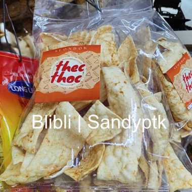 THEC THOC Kerupuk Krupuk Slondok Ubi Opak Singkong Mbak Sri Pedas Manis khas Pontianak Kalimantan Ba