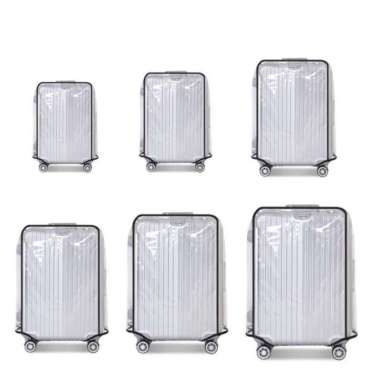 Sarung Koper 20-30 inch / Pelindung Koper / Cover Koper Premium Quality / Mika Transparan 24