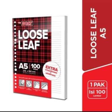 Kertas Loose Leaf isi Binder Big Boss A5 100 Lembar