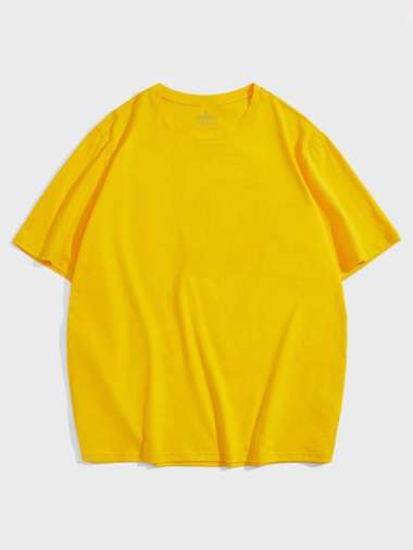 Jemssky - Kaos Distro Polos T-shirt Cotton Combed 30s Hitam XXL