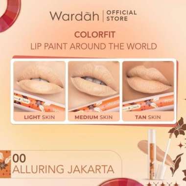 Wardah NEW SHADE! Colorfit Last All Day Lip Paint- Tahan Lama Hingga 12 Jam dan Transferproof 00 All