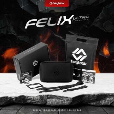 (New Launch) - Clutch Bag Pria FELIX ULTRA Anti Bara Anti Air Clutch Bag Multyfungsi 3 in 1 Hand Bag