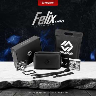 (New Launch) - Clutch Bag Pria FELIX ULTRA Anti Bara Anti Air Clutch Bag Multyfungsi 3 in 1 Hand Bag