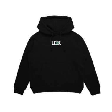 LEAF OG Logo Classic Black Hoodie XL