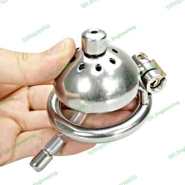 Cincin Pria Chastity Device Alat Chastity Metal Chastity Ring Tipe 2 45mm