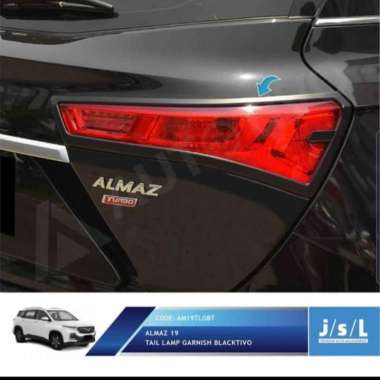 JSL Garnish lampu Stoplamp belakang hitam blacktivo Wuling Almaz