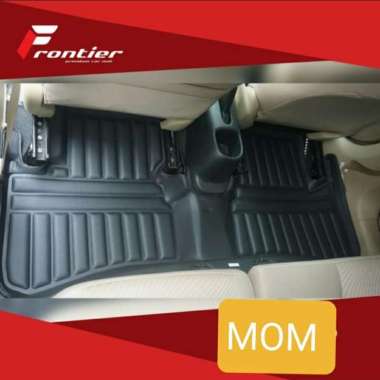 Karpet mangkok mobil 5d frontier premium XL7 Full Bagasi Premium Black - 3 baris