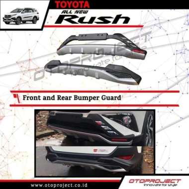 Otoproject Tanduk Bumper Guard Depan Belakang All New Rush 2018-2019