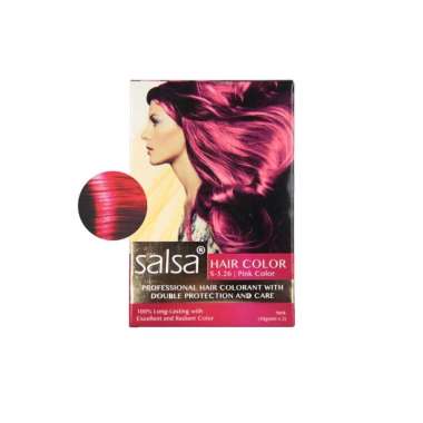 SALSA Hair Color - Cat Semir Rambut Permanen - Salsa Pewarna Rambut Pink