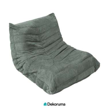 Dekoruma YUNO Sofa 1 Seater / Sofa Ruang Tamu 1 Dudukan Kain Hijau