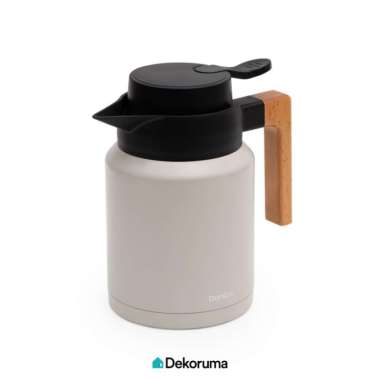 Dekoruma KISAME Teko Vacuum / Thermos Air Panas dan Air Dingin 1.2L Beige