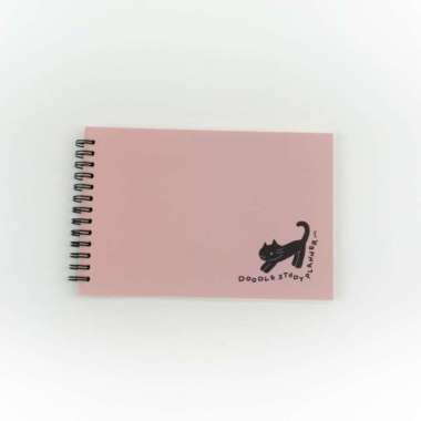 ICONIC Doodle Study Planner / Buku catatan premium Pink
