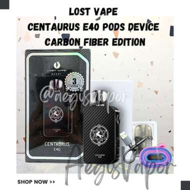 LOSTVAPE CENTAURUS E40 DEVICE POD [E PLUS] CARBON FIBER