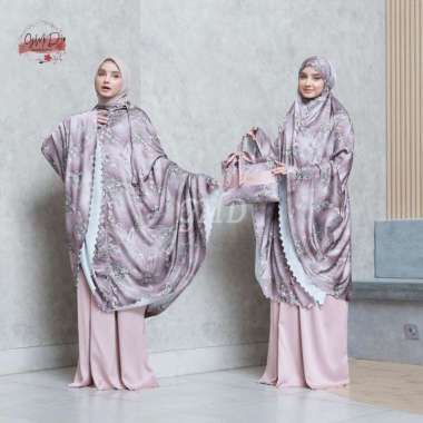 Jumuna - Mukena Dewasa Premium Silk Lasercut Maurine, Hasna, Haura, Azzahra AZZAHRA NUDE