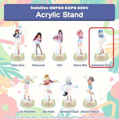hololive SUPER EXPO 2024 Acrylic Stand Hoshimachi Suisei