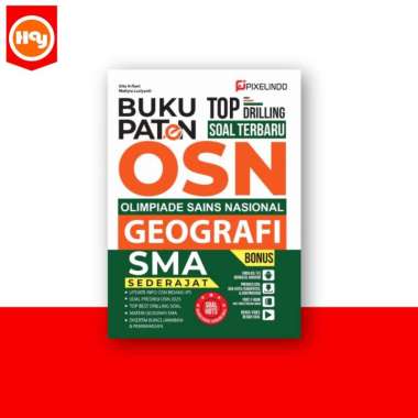 Buku OSN Geografi SMA | Buku Paten Olimpiade Sains Nasional Geografi Untuk SMA/MA - Pixelindo