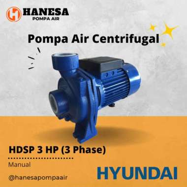 Hyundai HDSP 3 HP (3 Phase) Pompa Sentrifugal