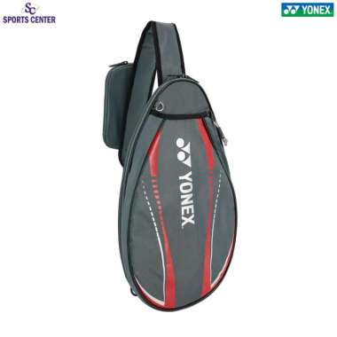 New Tas Badminton Yonex Pro Collection 3 Club Sling Bag 23439D Grey Red