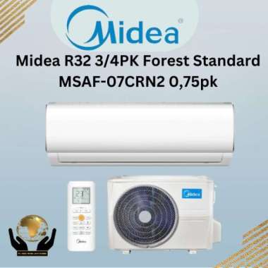 AC MIDEA MSAF-07CRN2 3/4PK + PASANG DEPOK 07CRN 0,75PK AC +MATERIAL