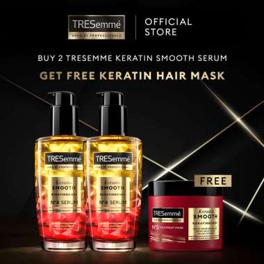 Buy 2 TRESemme Keratin Smooth Serum [100 mL] FREE Hair Mask Keratin Smooth [180 mL]